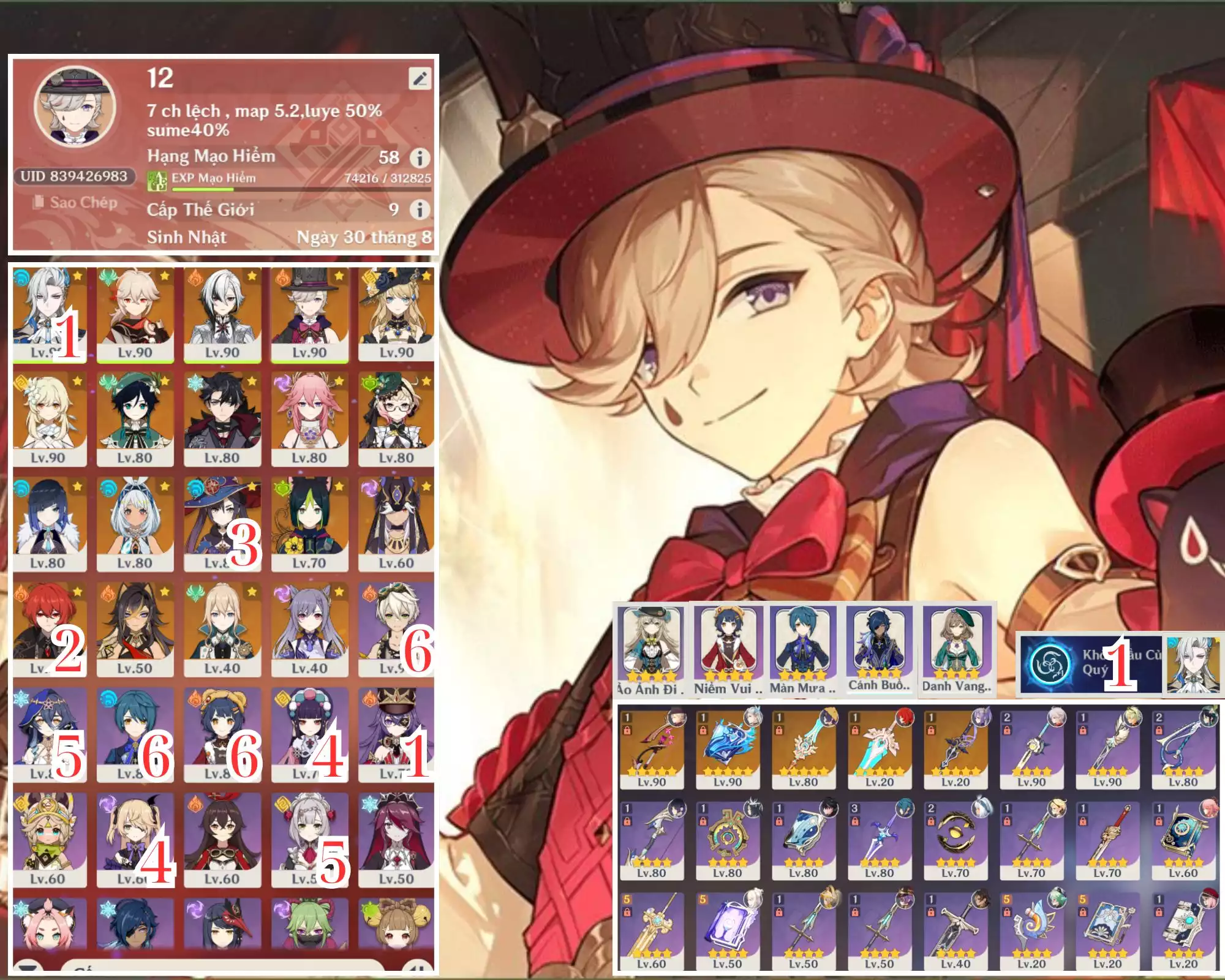 Ảnh acc Genshin